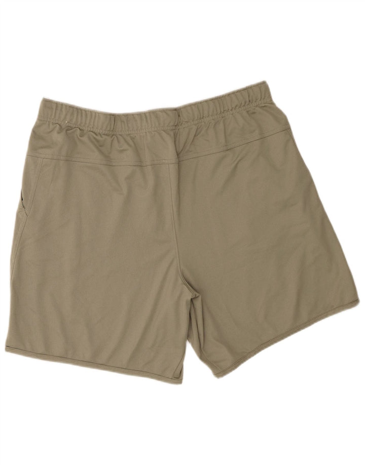 Nike Herre Dri Fit Sportshorts XL Khaki Polyester