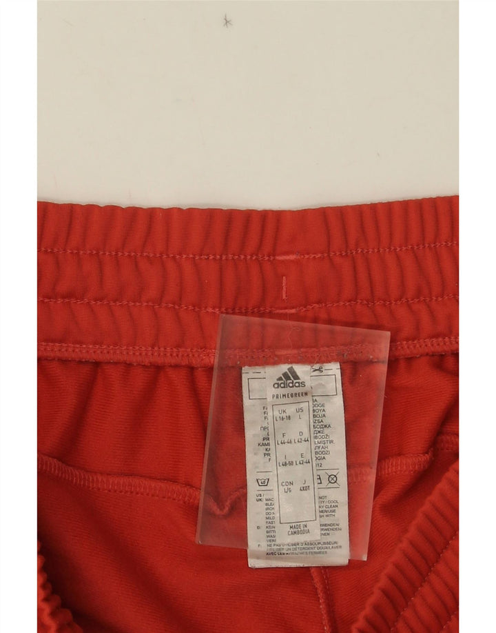 Adidas Træningsdragtsbukser til kvinder UK 16/18 Large Red Polyester