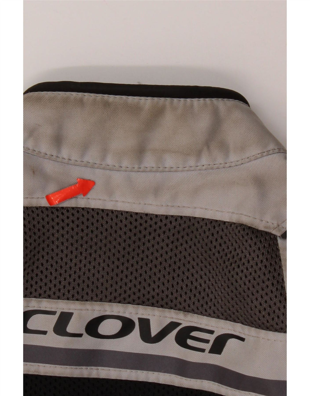 Clover Womens Graphic Racer Jacket UK 6 XS Flerfarvet Colourblock
