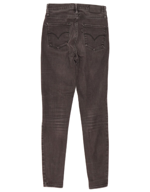 Levi's Womens 720 High Rise Super Skinny Jeans W25 L26 Grå Bomuld