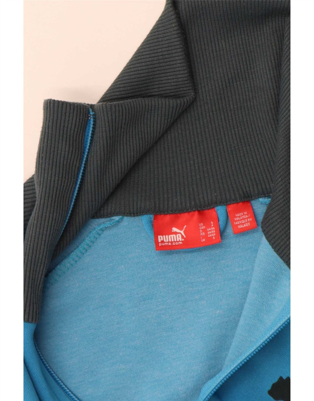 Puma Herre grafisk træningsdragt Top jakke Lille blå Colourblock Polyester