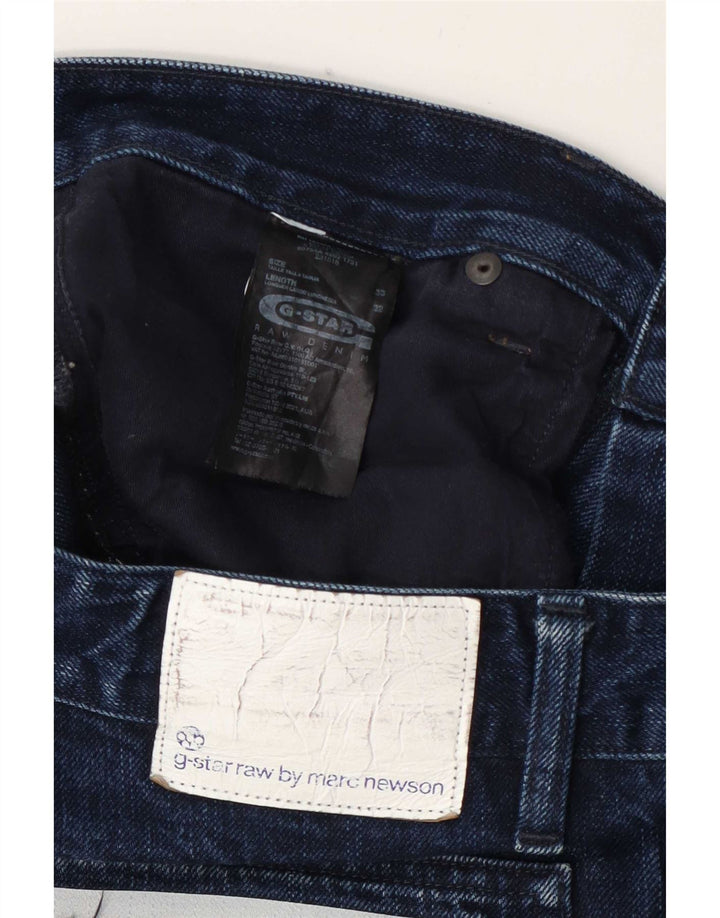 G-Star Straight Jeans til mænd W33 L32 Blå Bomuld