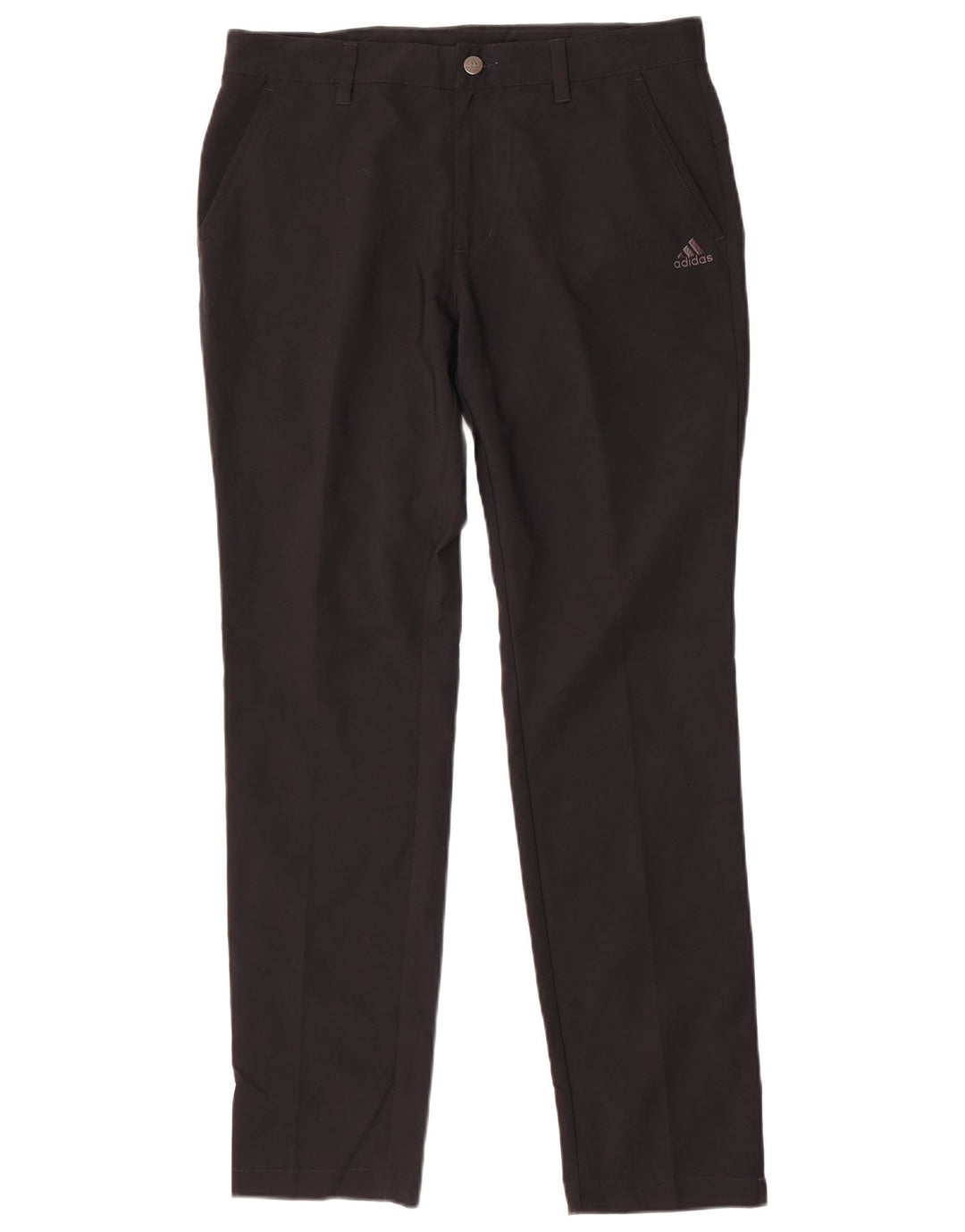 Adidas Herre Slim Chino Bukser W32 L32 Sort Polyester