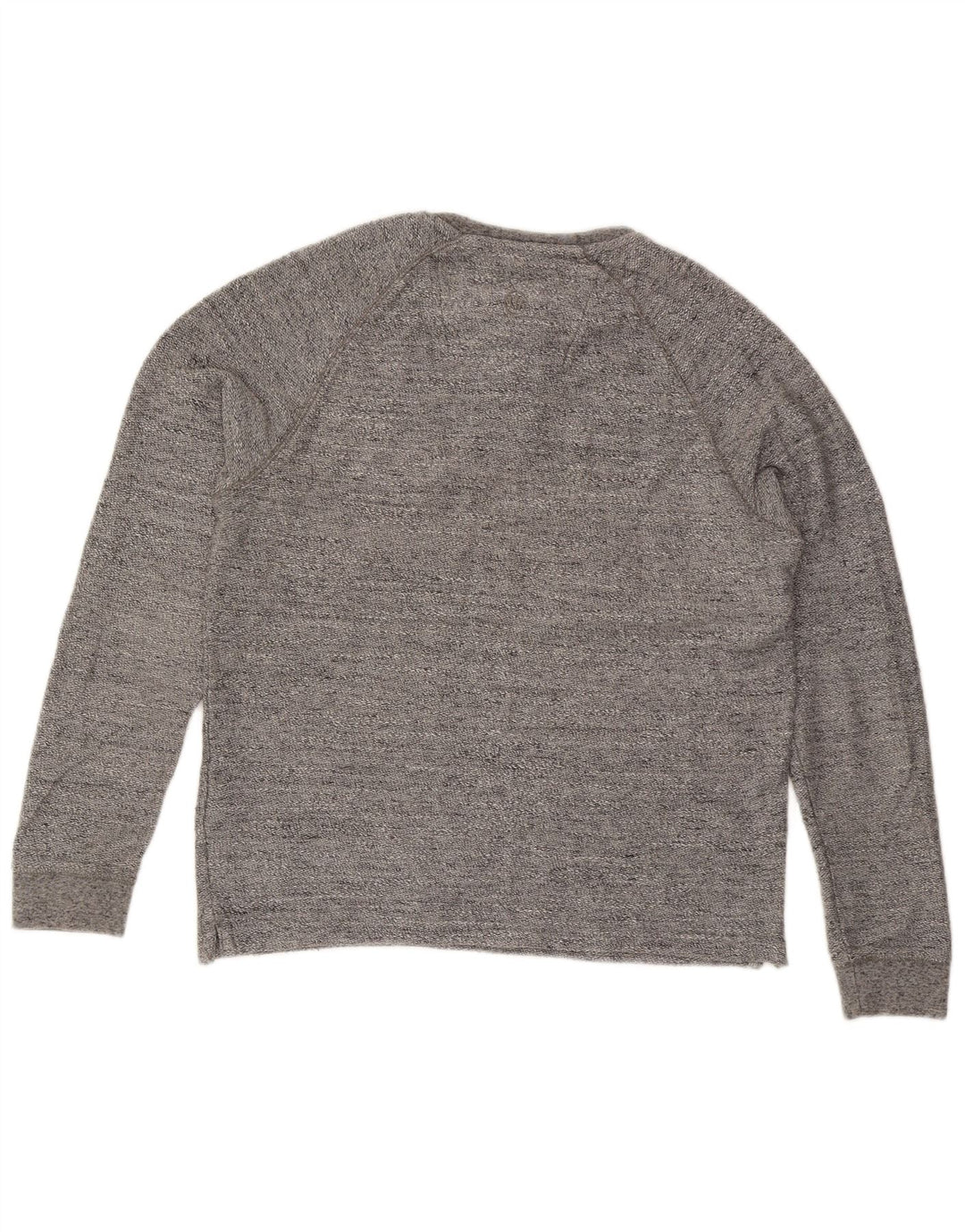 Fat Face Herre sweatshirt Jumper Medium Grey Flecked Bomuld