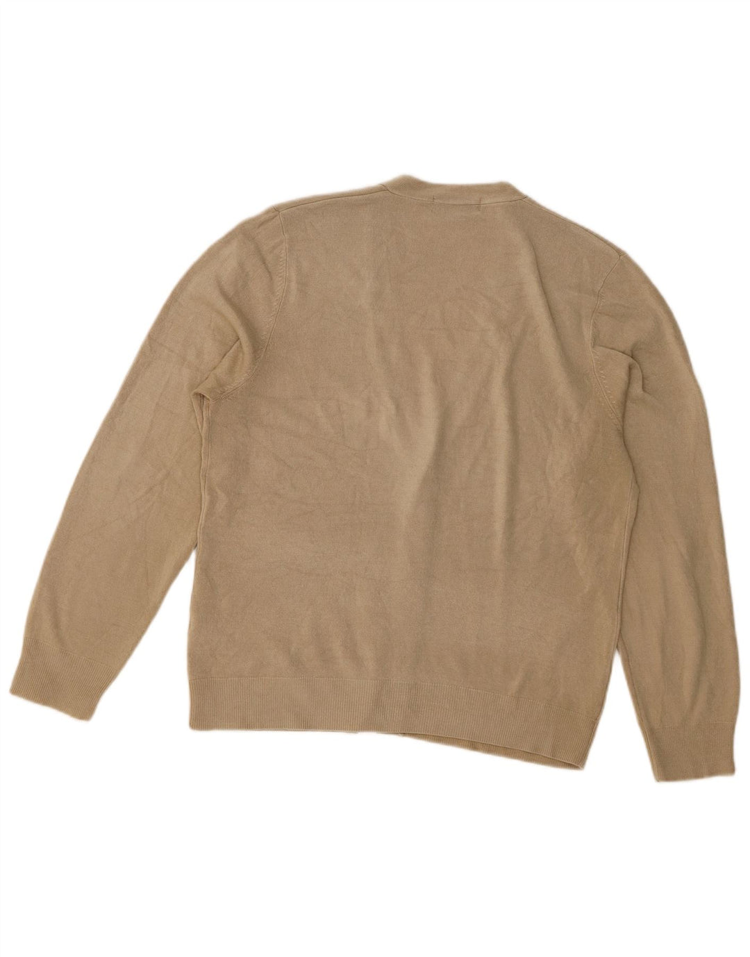 Marks & Spencer Dame Blue Harbor Cardigan Sweater UK 12 Medium Beige