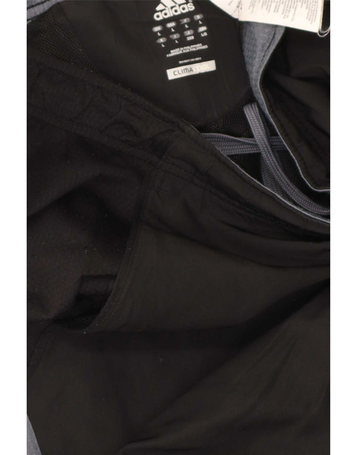 Adidas Herre Climacool Træningsdragt Bukser Large Black Colourblock Polyester