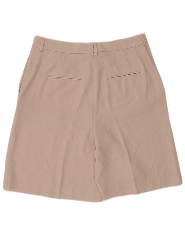 Marks & Spencer Chino Shorts til kvinder UK 12 Medium W30 Beige Polyester