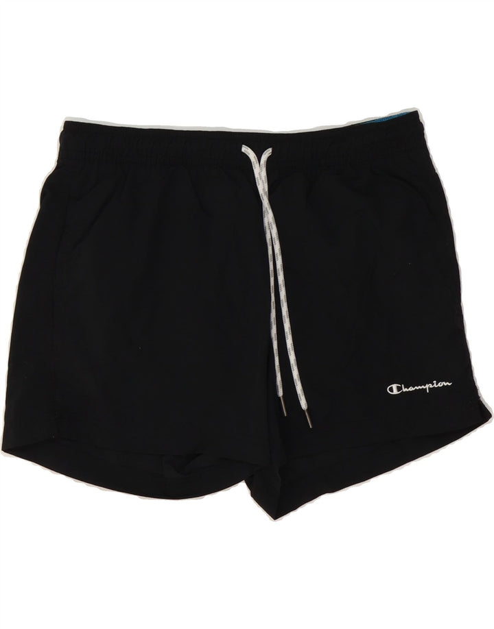 CHAMPION Mens Sport Shorts Medium Black Polyamide Vintage Champion and Second-Hand Champion from Messina Hembry 
