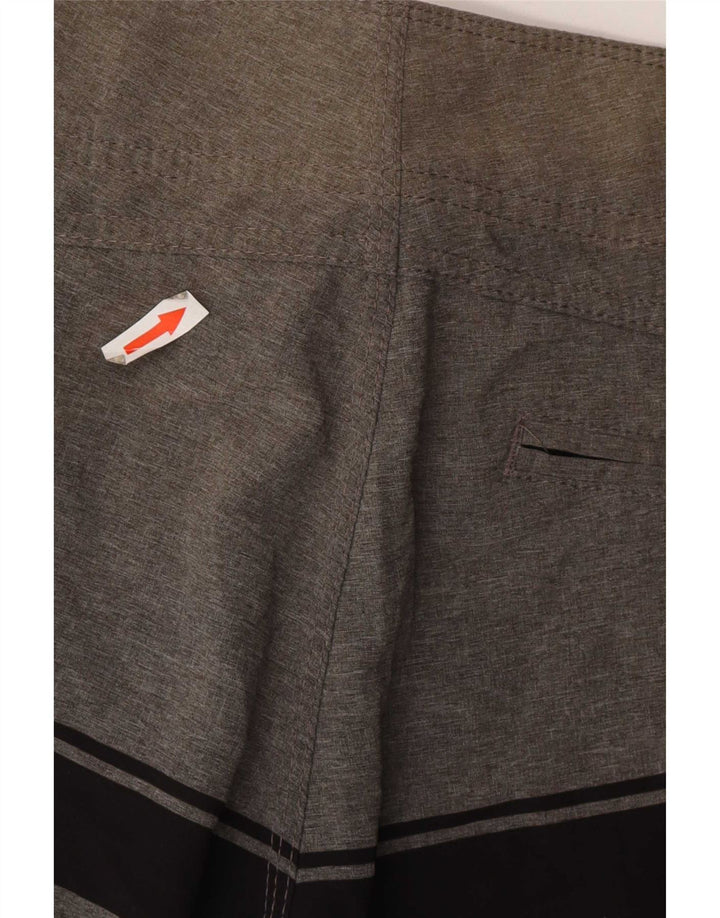 Billabong Badeshorts til mænd mellem grå stribet polyester