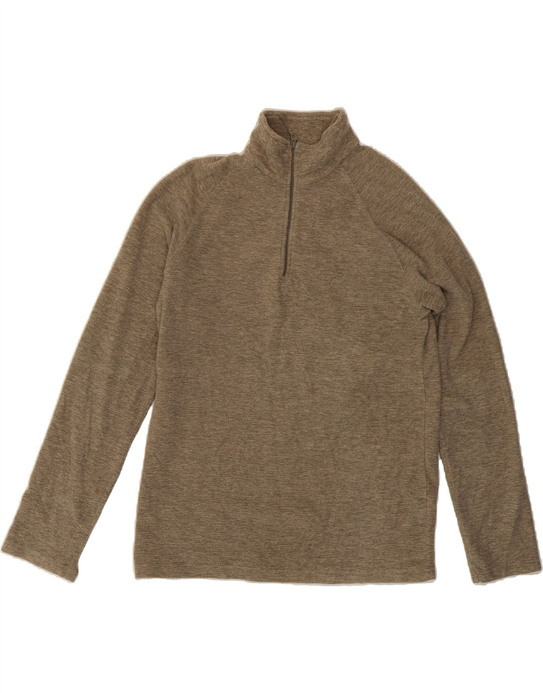 MOUNTAIN WAREHOUSE Mens Fleece Jumper XS Brown Flecked Polyester Vintage Mountain Warehouse and Second-Hand Mountain Warehouse from Messina Hembry 