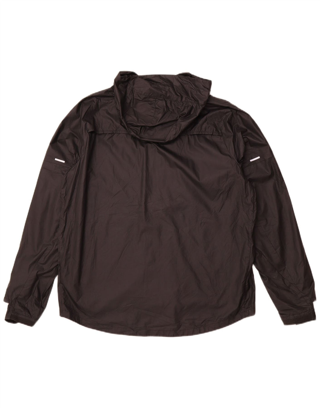 NIKE Storm-Fit regnjakke med hætte UK 40 Stor sort polyester