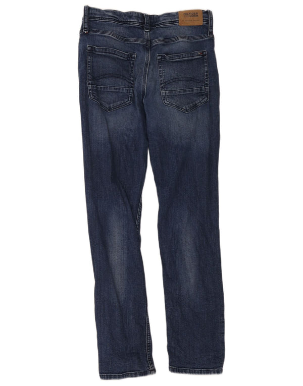 Tommy Hilfiger Boys Straight Jeans 13-14 år W30 L28 Blå