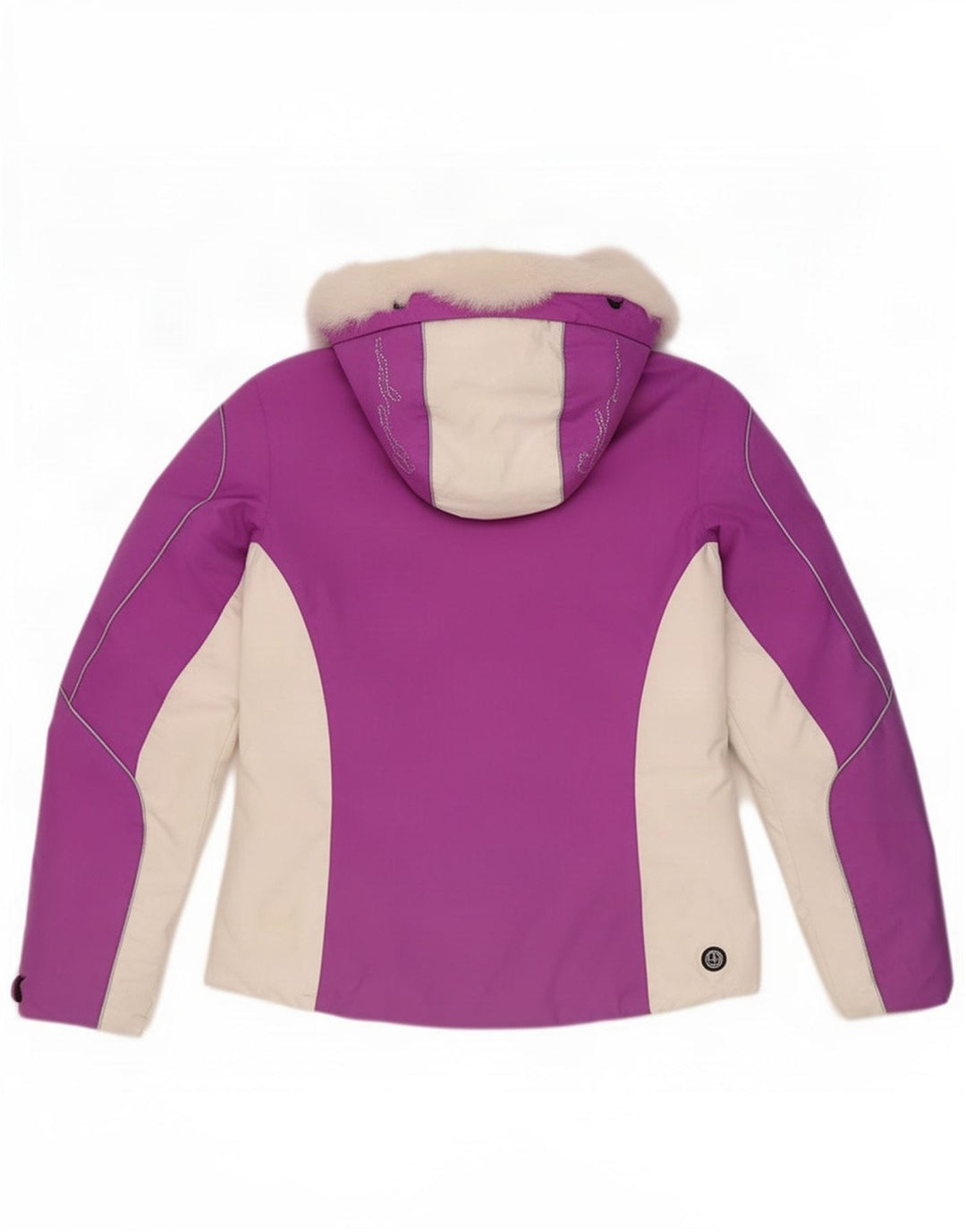 Colmar Skijakke med hætte til kvinder EU 38 Medium Lilla Colourblock Polyamid