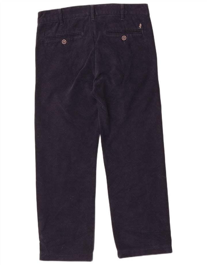 Marlboro Classics Straight Chino-bukser til mænd W34 L28 Marineblå