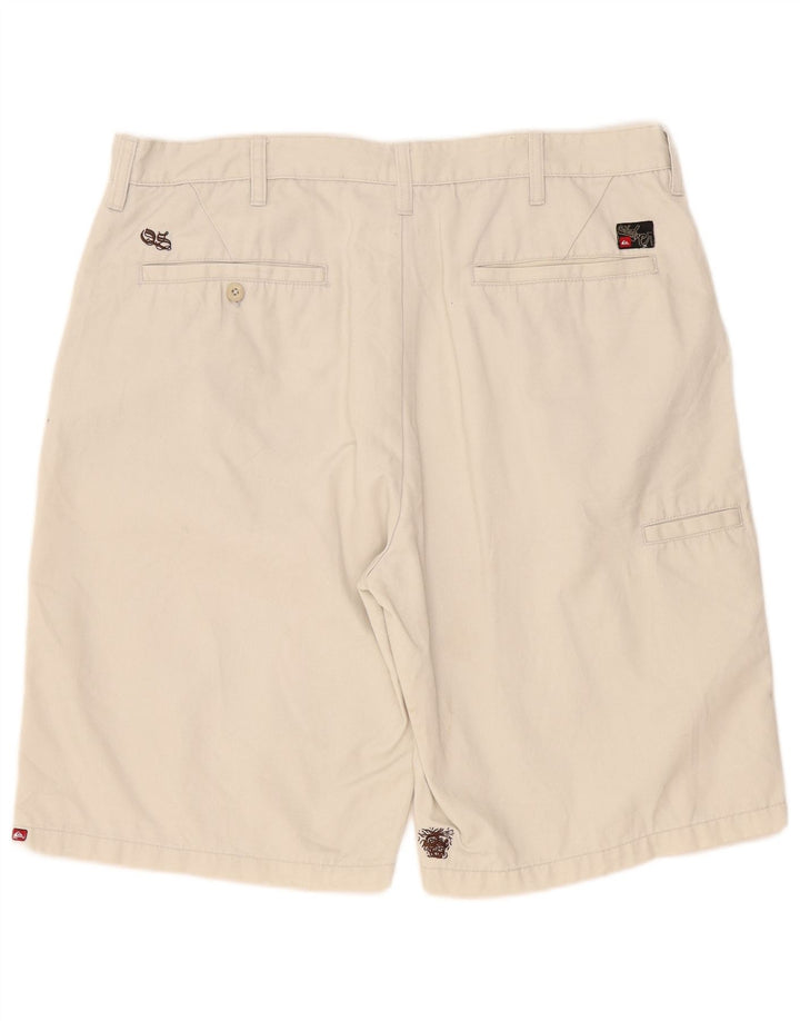 Quiksilver Casual Shorts til mænd W38 XL Beige Polyester