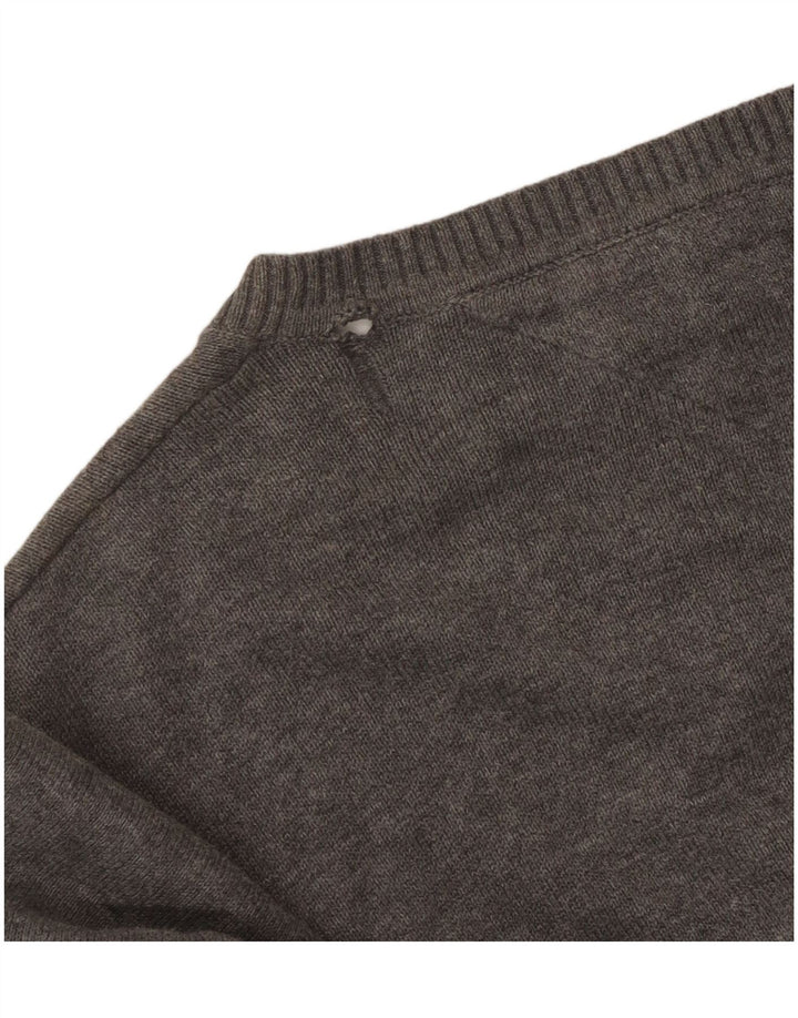 Tommy Hilfiger Herre V-hals sweater Stor Grå Bomuld