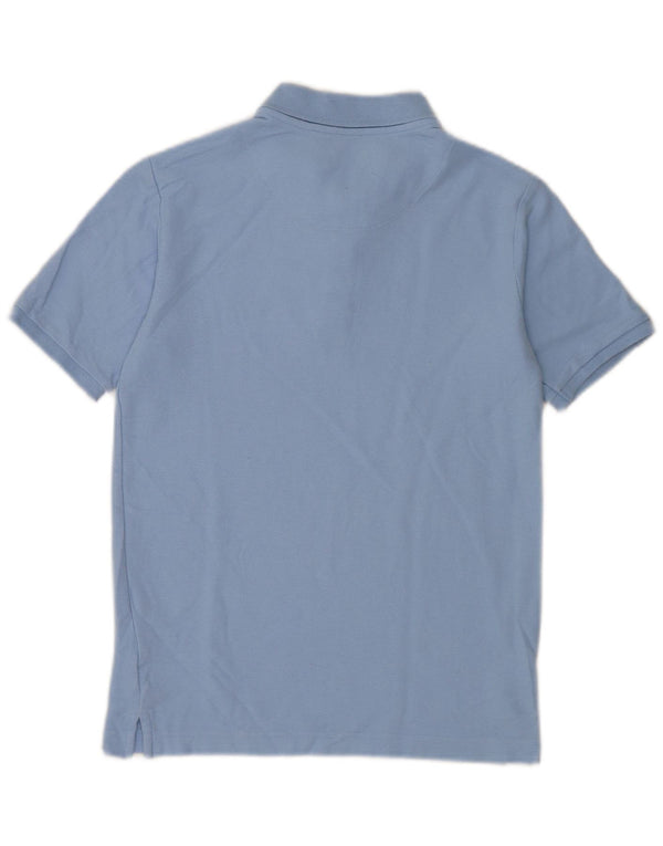 Izod Boys Regular Polo Shirt 14-15 Years Large Blue Cotton