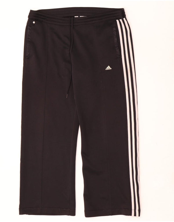 Adidas Dame Clima 365 Træningsdragt Bukser UK 16 Large Sort Polyester