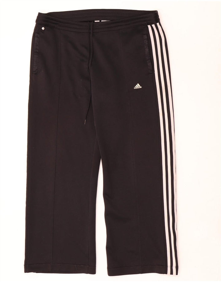 Adidas Dame Clima 365 Træningsdragt Bukser UK 16 Large Sort Polyester