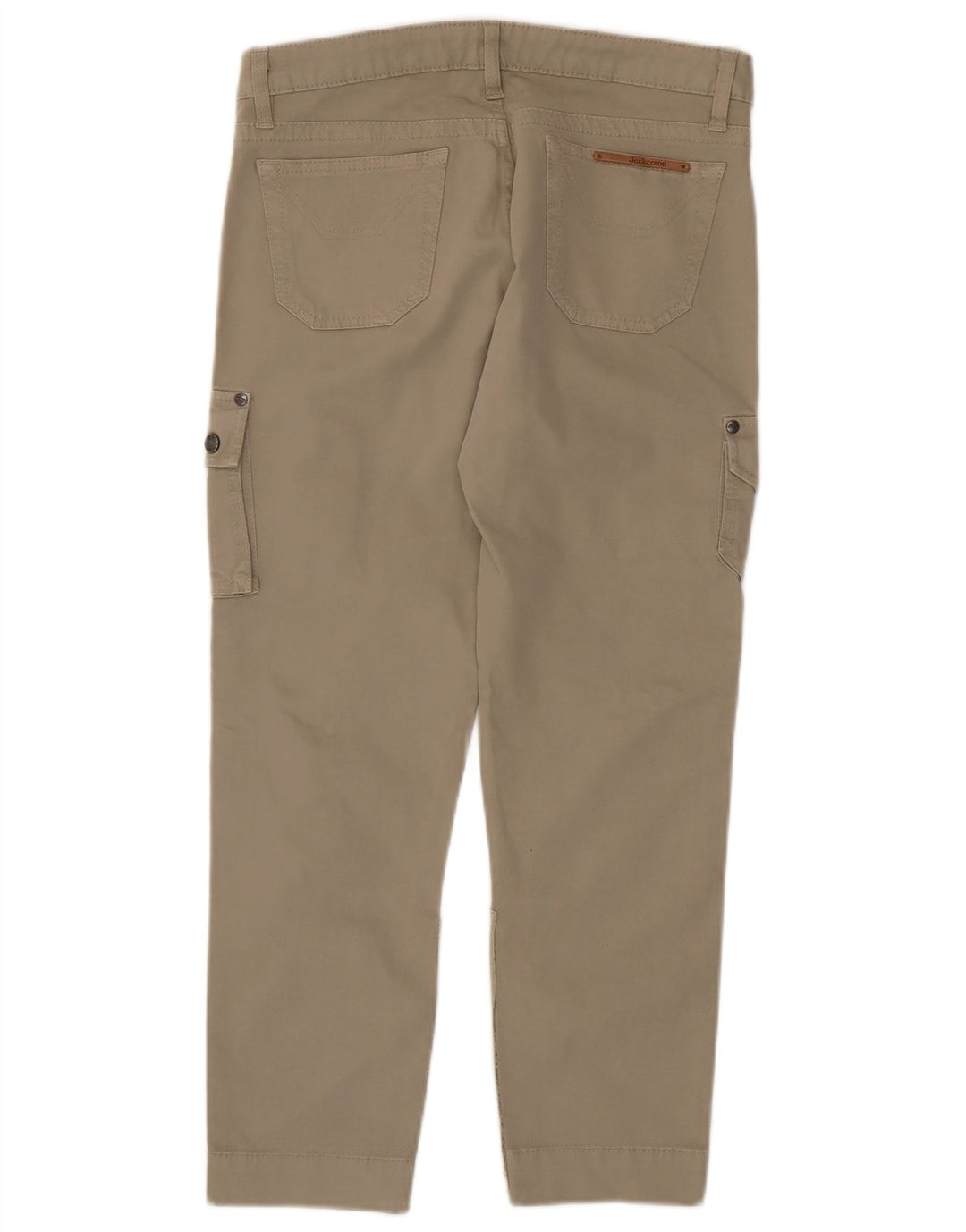 JECKERSON Dame Slim Cargo Bukser W28 L26 Beige Bomuld