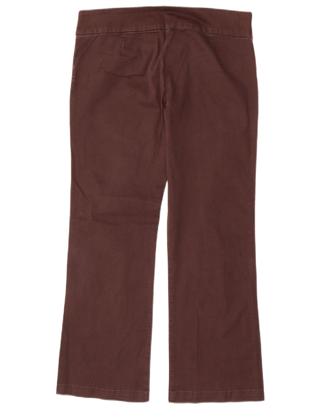 Zara Dame Bootcut Casual Bukser EU 40 Medium W30 L27 Brun Bomuld