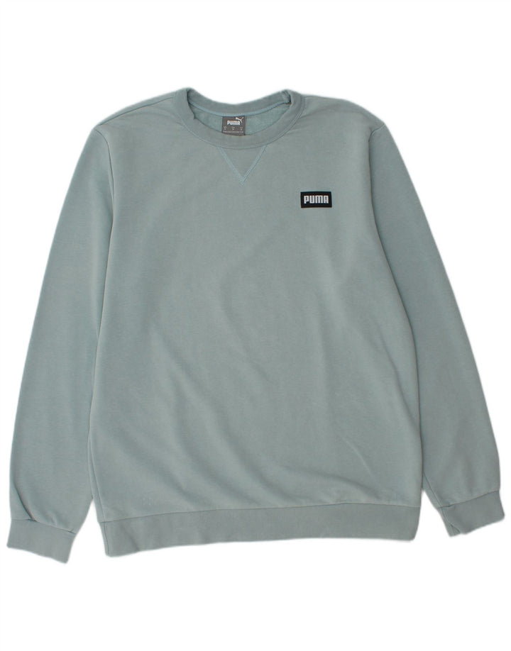 PUMA Mens Sweatshirt Jumper Medium Blue