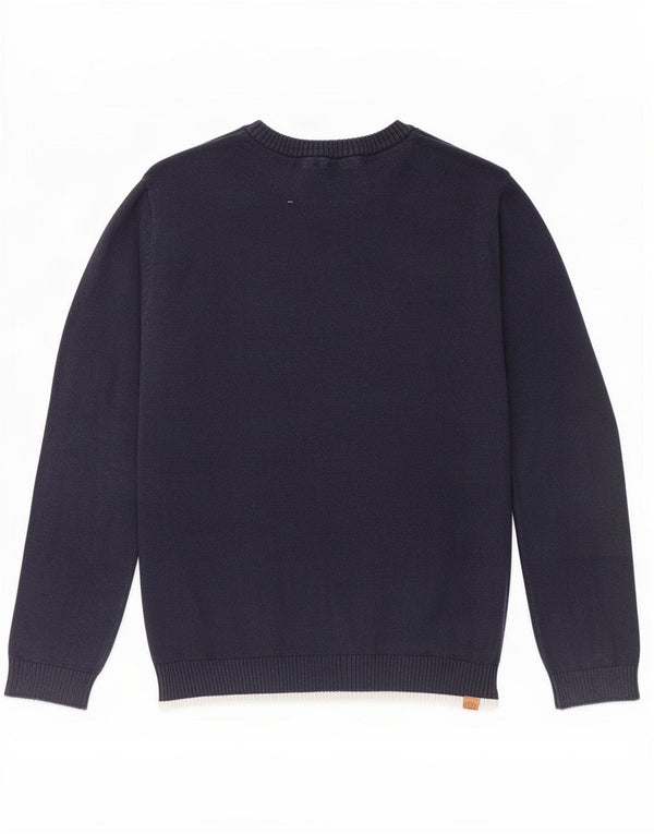 Timberland Boys Grafisk Boat Neck sweater 11-12 år XS Navy Blue