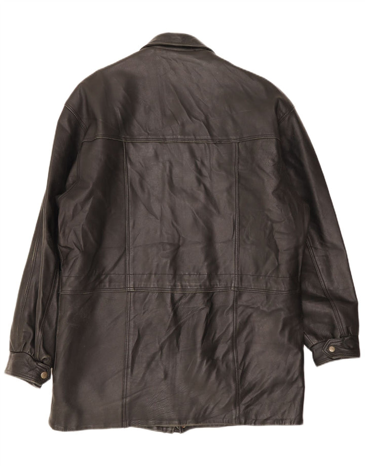 Vintage herre læderfrakke UK 40 Large Black