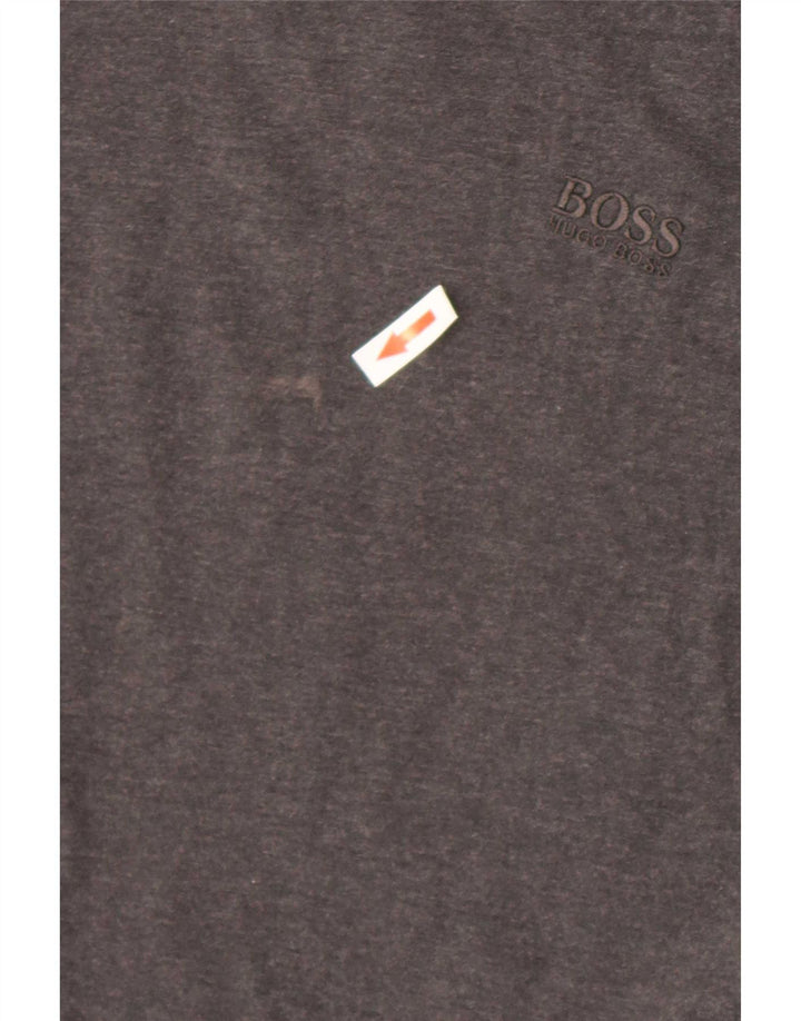 Hugo Boss Herre T-Shirt Top Medium Grey Bomuld
