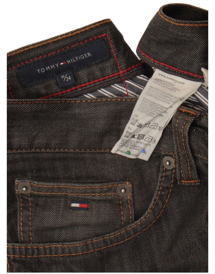 TOMMY HILFIGER Straight jeans til mænd W31 L28 Grå bomuld