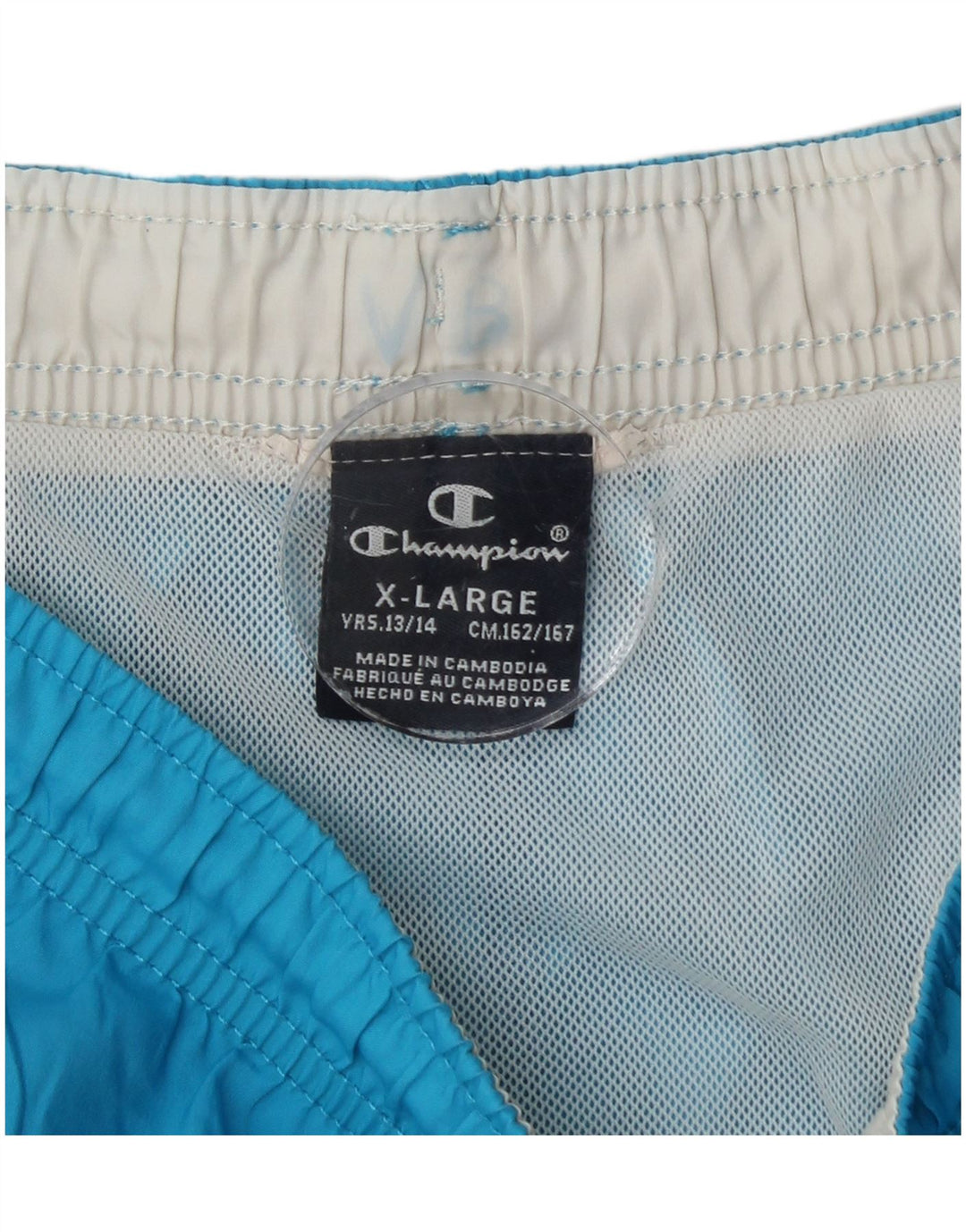 CHAMPION Drenge svømmeshorts 13-14 år XL Blå