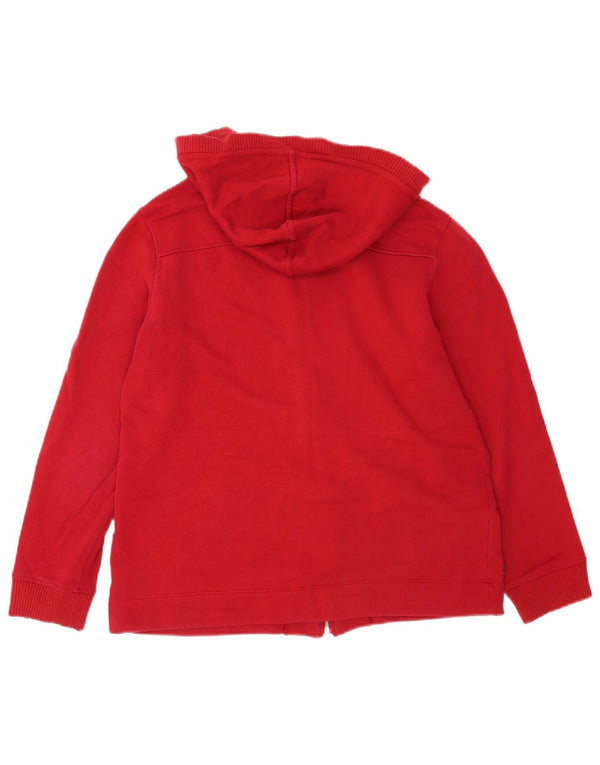 Ralph Lauren Dame Oversized hættetrøje Sweater med lynlås UK 10 Small Burgundy