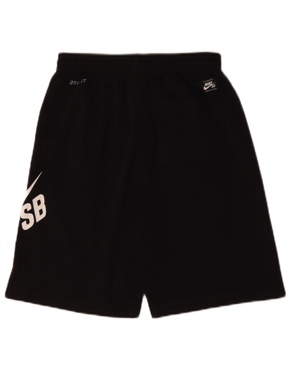 Nike drenge grafiske sportsshorts 12-13 år store sorte polyester