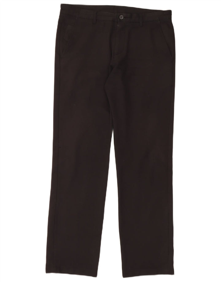 Hugo Boss Herre Slim Fit Chino Bukser IT 48 Medium W34 L32 Sort Polyester