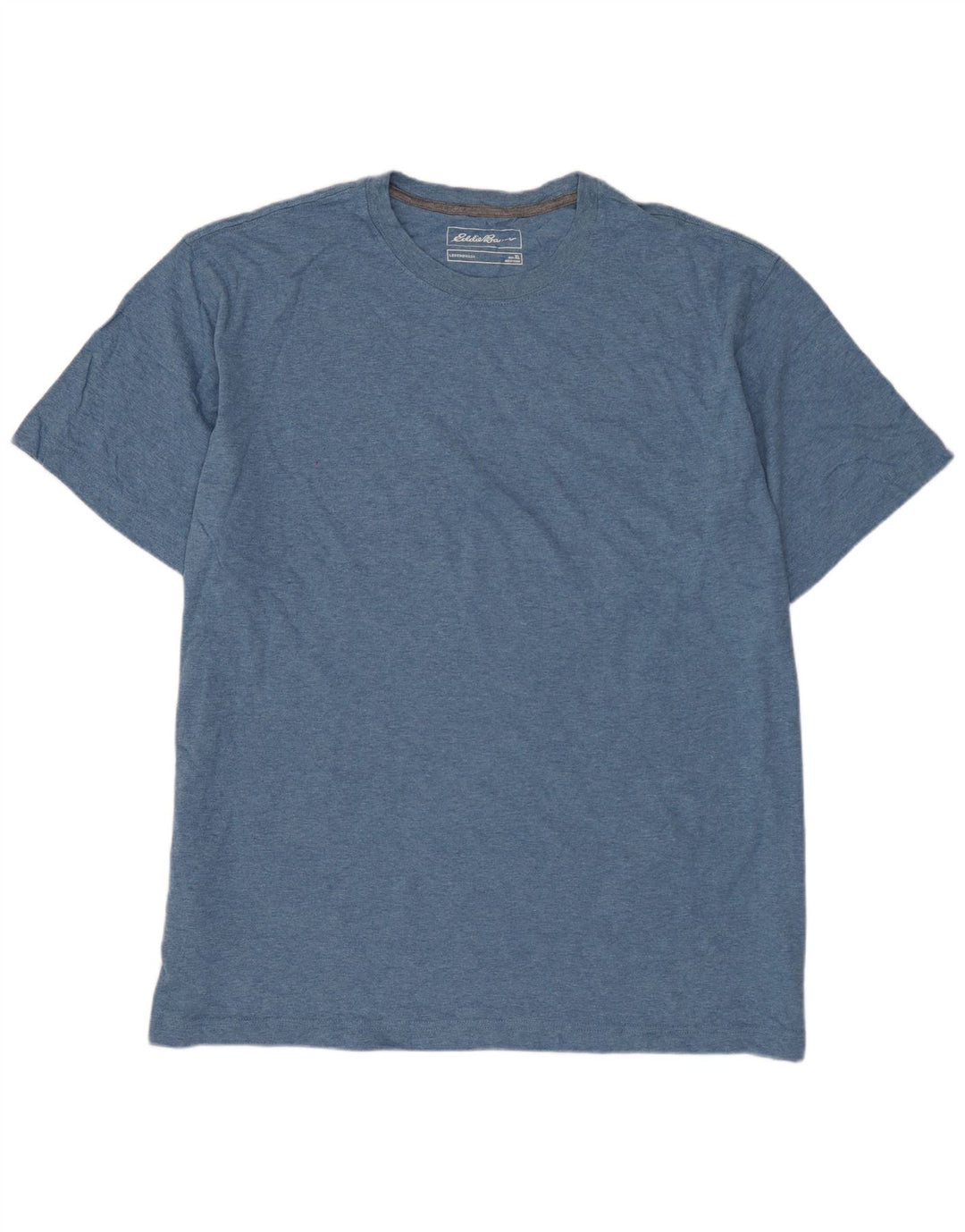 EDDIE BAUER Herre T-Shirt Top XL Blå Bomuld