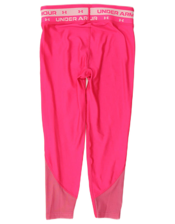 Under Armour Piger Grafiske Leggings 9-10 år Medium Pink Colourblock