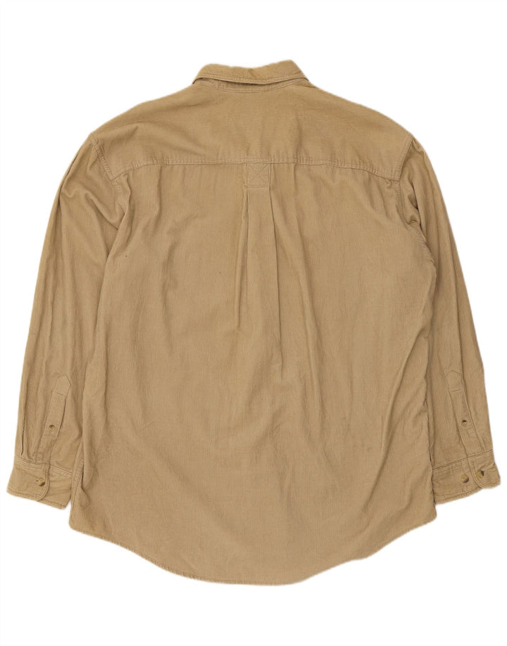 Timberland Herre Corduroy-skjorte Medium Beige Bomuld
