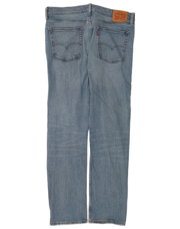 Levi's Herre 516 Straight Jeans W36 L34 Blå Bomuld