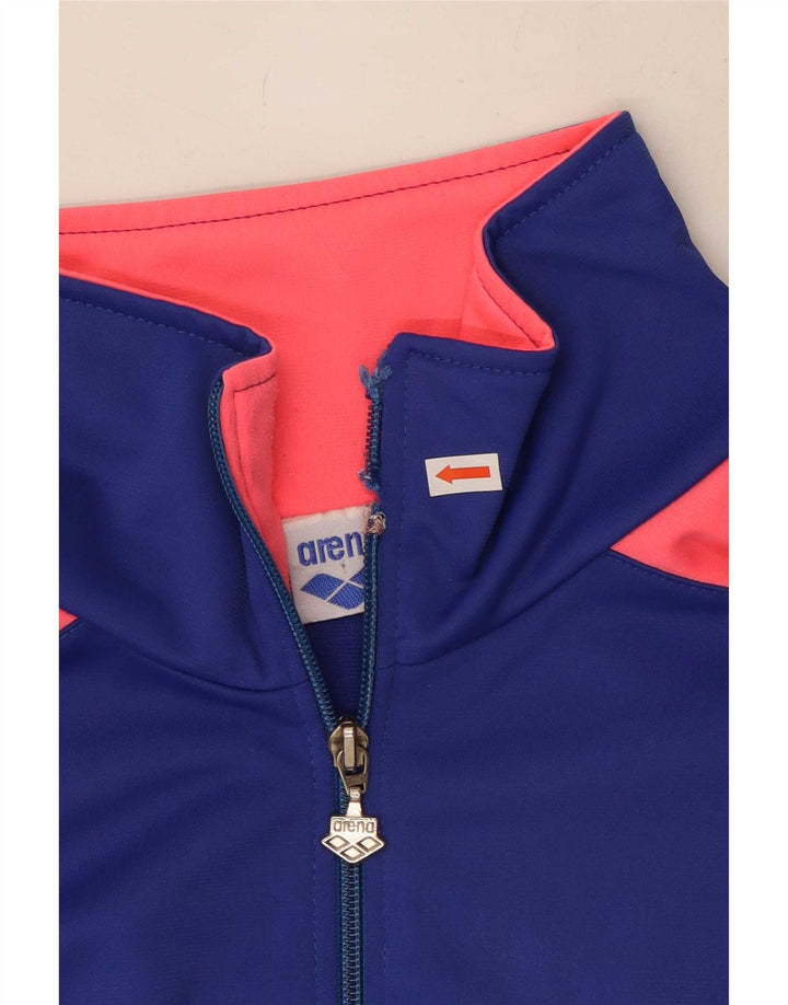 Arena Herre grafisk træningsdragt Topjakke 2XL Blå Colourblock