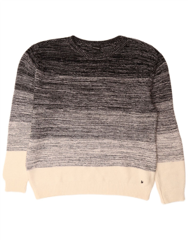Bruno Banani Herre Boat Neck Jumper Sweater Stor Flerfarvet Flecked