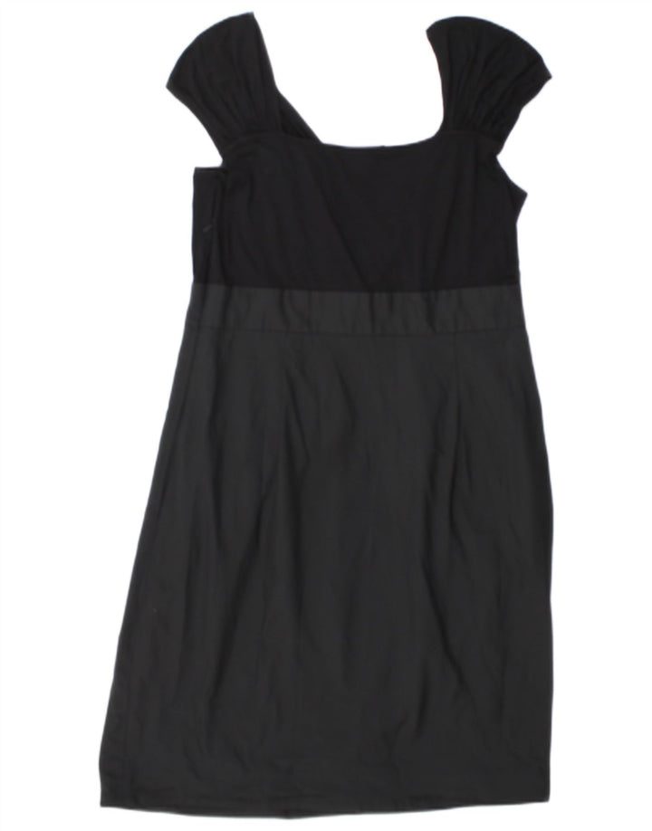 Dkny Womens Shift Dress US 14 XL Sort Colourblock Viscose