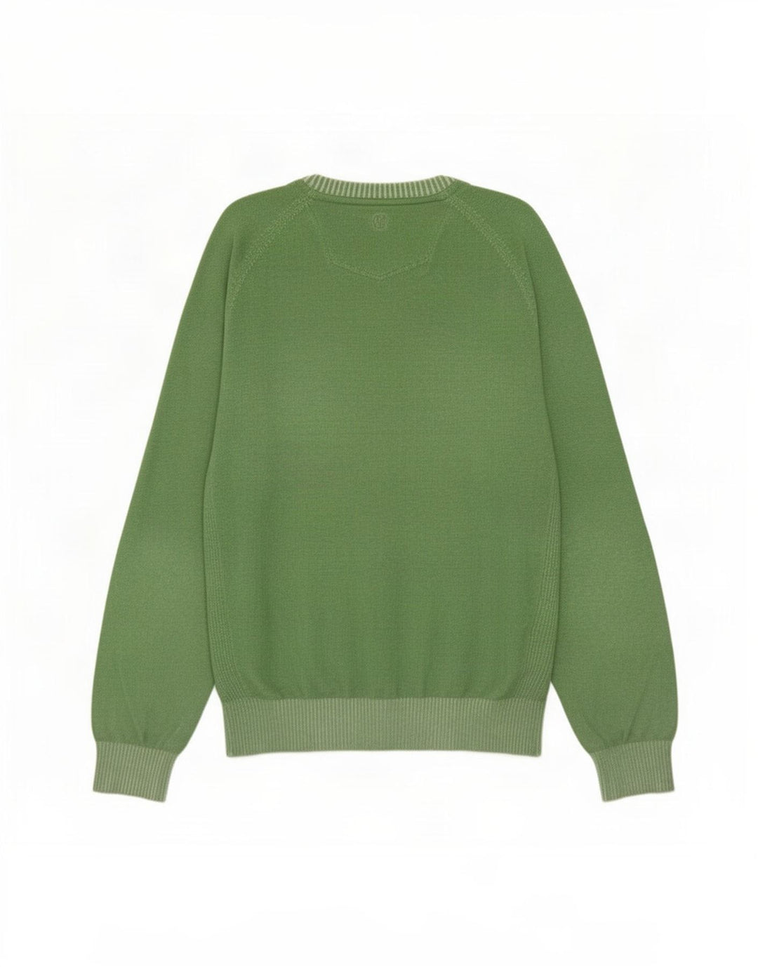 Fat Face Herre V-hals sweater Medium Grøn Bomuld