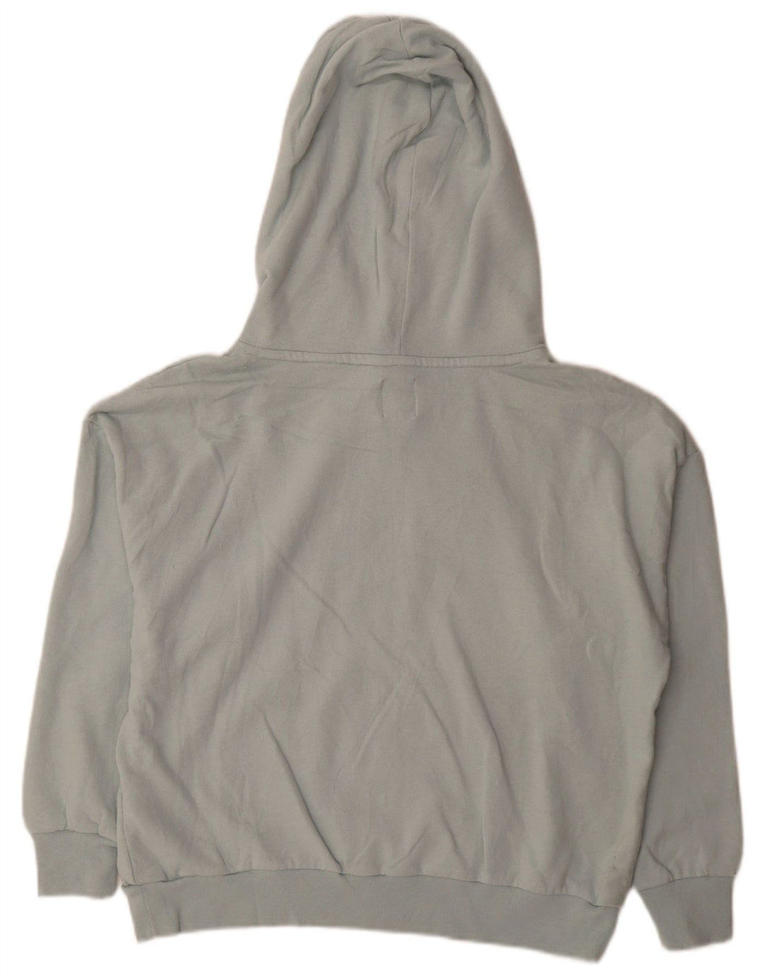 Gap Womens Grafisk Oversized Hoodie Jumper UK 14 Medium Blue Cotton