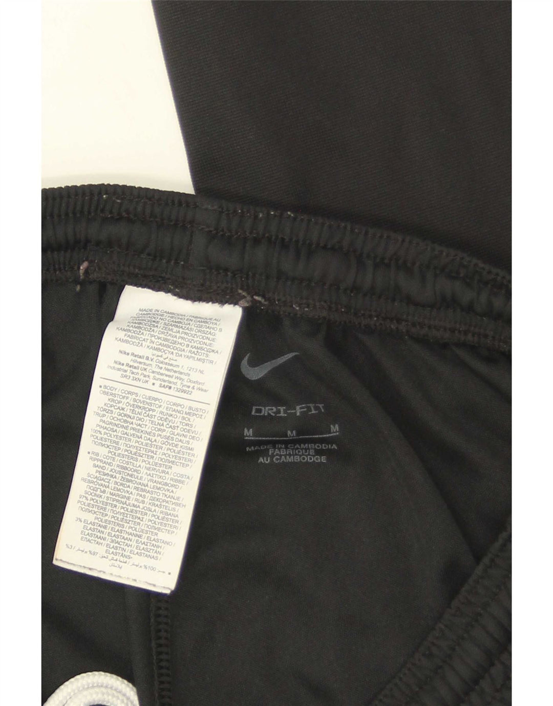 Nike Herre Dri Fit træningsdragt Bukser Medium Sort Polyester