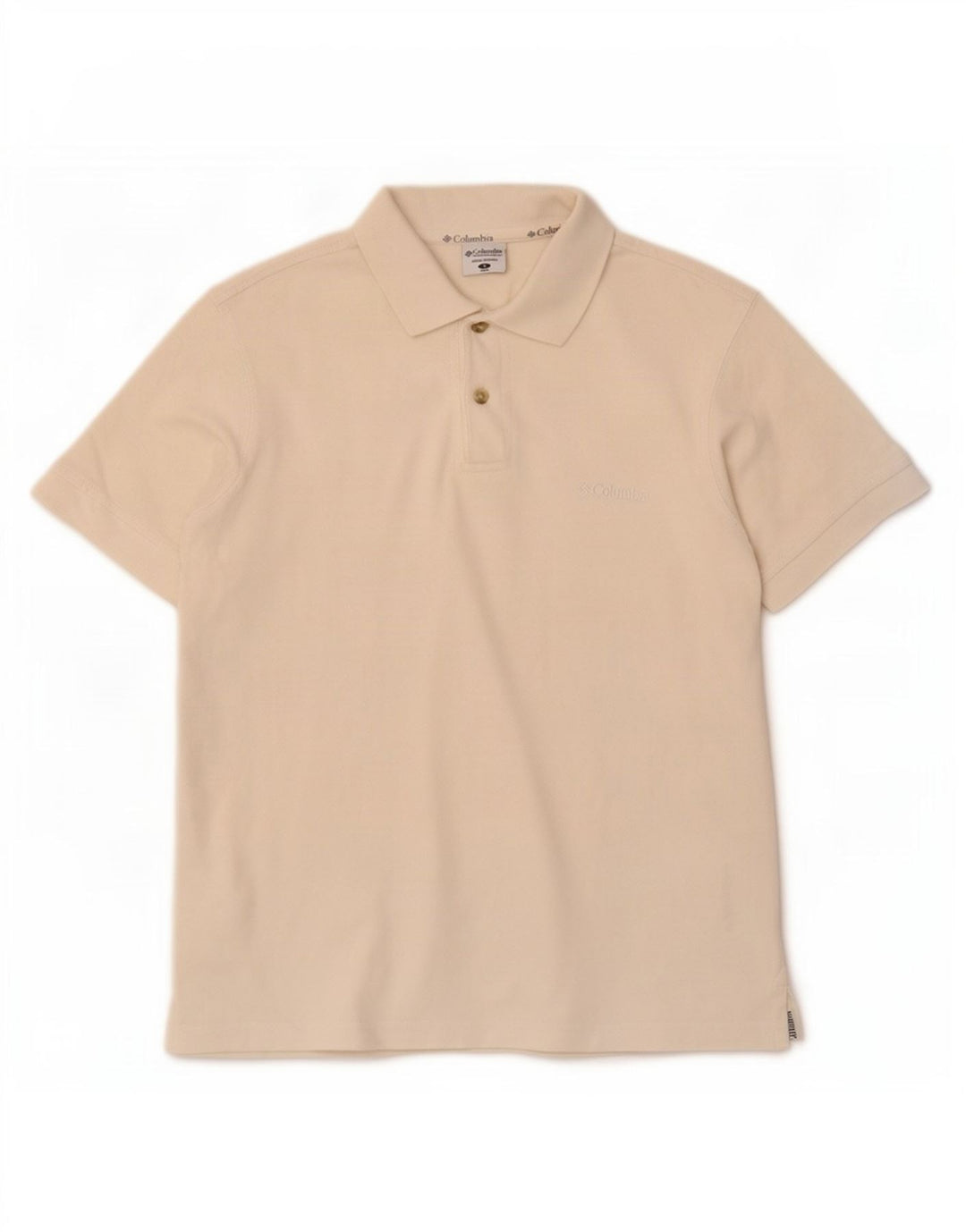 Columbia herre poloshirt lille råhvid bomuld