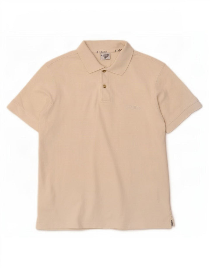 Columbia herre poloshirt lille råhvid bomuld