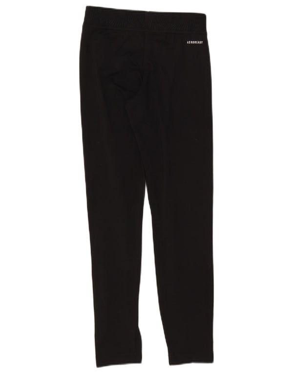 Adidas piger grafiske leggings 11-12 år W24 L25 sort polyester