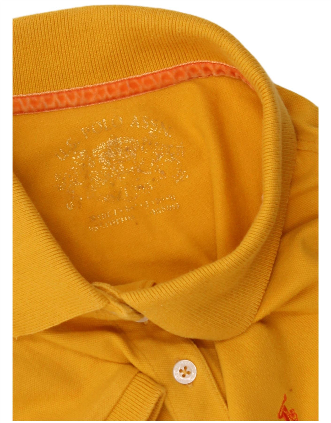 U.S. POLO ASSN. Dame polo shirt UK 14 Medium Yellow