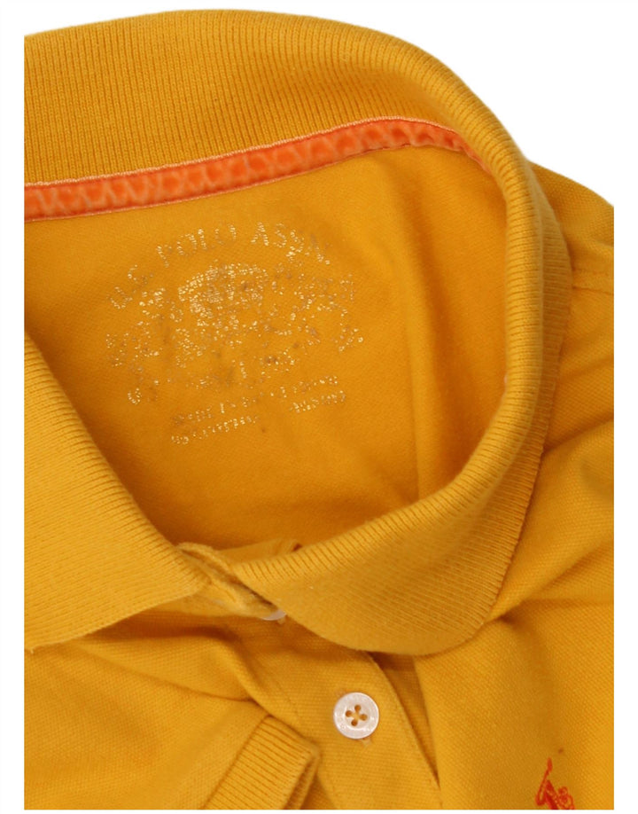 U.S. POLO ASSN. Dame polo shirt UK 14 Medium Yellow