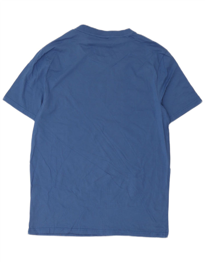 Hugo Boss Herre Regular Fit Grafisk T-Shirt Top Stor Blå Bomuld
